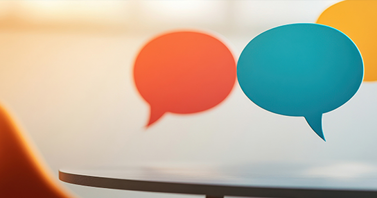 conversation speech bubbles